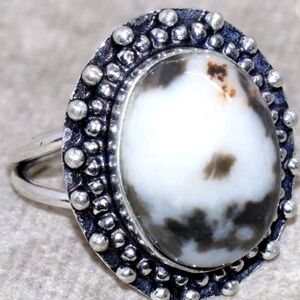 🤎White Buffalo Turquoise Ring Sterling Silver 925